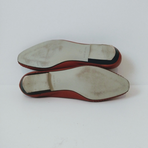 Cara Leigh Tan Leather Slip On Flat Shoes sz 9 - Picture 8 of 8